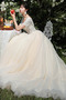 Vestito da sposa Spazzare treno lussi Maglietta A-line Ciondolo accentato gioiello - Pagina 3