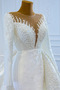 Vestito da sposa Vita naturale Perle Coda a Strascico Cattedrale - Pagina 7