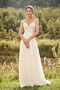 Abito da nozze Elegante Lunghezza piano Pizzo Chiffon Scollo a v - Pagina 1