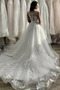 Vestito da sposa Formale Pulsante Senza maniche Raso Medio Bateau - Pagina 2