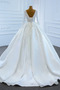 Vestito da sposa Autunno A-line Drappeggiato Vintage Coda a Strascico corto - Pagina 2