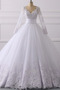 Vestito da nozze A-line Chiusura lampo Profondo scollo a v Pizzo - Pagina 1