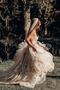 Vestito da nozze Tulle Primavera A-line Triangolo invertito Vita naturale - Pagina 2