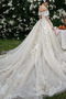 Vestito da sposa All Aperto Vita naturale Maniche corte Strascico Reale - Pagina 2
