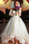Vestito da sposa Asimmetrico Vita naturale Increspato a festoni - Pagina 1