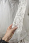 Vestito da sposa Impero Gioiello Tulle Inverno Perline Maniche lunghe - Pagina 7