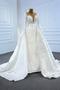 Vestito da sposa Vita naturale Perle Coda a Strascico Cattedrale - Pagina 4
