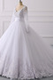 Vestito da nozze A-line Chiusura lampo Profondo scollo a v Pizzo - Pagina 3