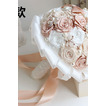 Pearl diamante mano mano sposa azienda fiori personalizzati nastro di nozze bouquet damigella d'onore