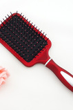 Accogliente cura di salute rosso plastica portatile massaggio piccolo specchio & pettine