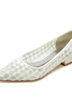 Scarpe da donna in pizzo primavera estate traspiranti scarpe da sposa comode