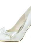 Scarpe da sposa con tacco alto sandali con tacco alto da sposa scarpe da damigella d'onore in raso