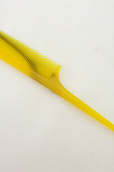 anti-statica semplice portatile di manzo giallo tendine piccolo specchio & pettine