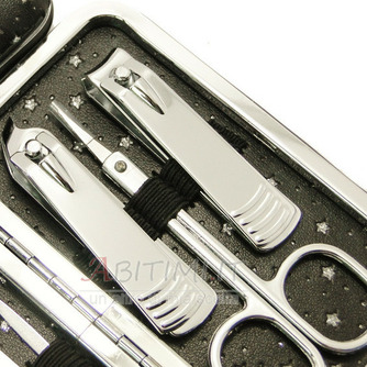 Suit PU Leather Case in acciaio inossidabile 8 pezzi Taglia unghie - Pagina 2