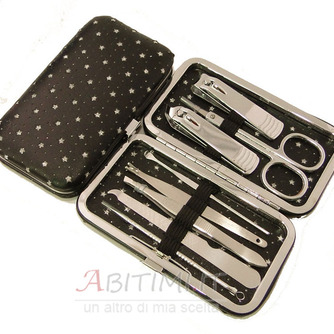 Suit PU Leather Case in acciaio inossidabile 8 pezzi Taglia unghie - Pagina 1
