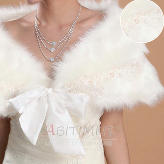 Cinghie di tessuto del merletto del tessuto di inverno di scialle di cerimonia nuziale - Pagina 2