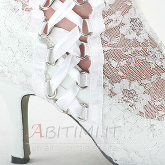 Stivali da sposa in pizzo da sposa con stivali da donna con lacci in pizzo sexy alla moda - Pagina 4