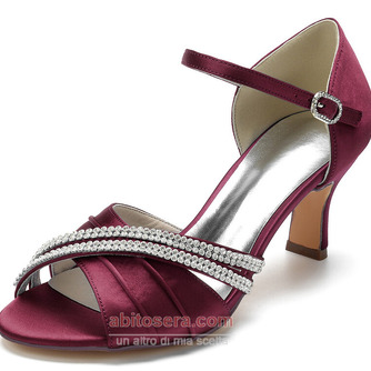 Scarpe da sposa con farfalla in raso, scarpe da damigella d'onore verdi con tacco a spillo con tacco a spillo - Pagina 10