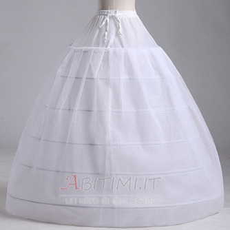Petticoat di nozze Due fasci Vestito da cerimonia nuziale netto lungo lungo Sei bordi - Pagina 1