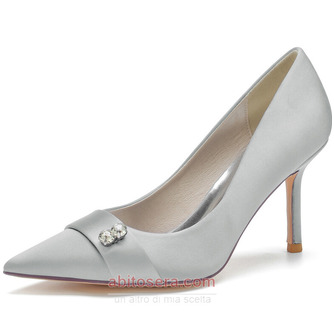 Scarpe da sposa impermeabili tacco alto stile moda 8CM - Pagina 3