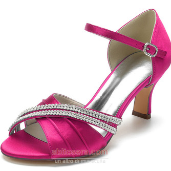 Scarpe da sposa con farfalla in raso, scarpe da damigella d'onore verdi con tacco a spillo con tacco a spillo - Pagina 11