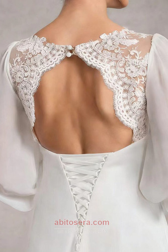 Abito da nozze Premaman Drappeggiato Impero Elegante Spazzare treno - Pagina 5