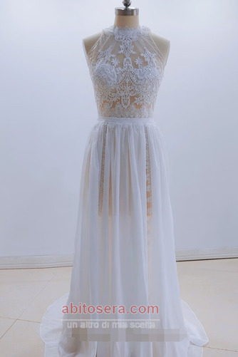 Abito da sposa Senza maniche Pera Primavera Gioiello A-line Vendita - Pagina 5