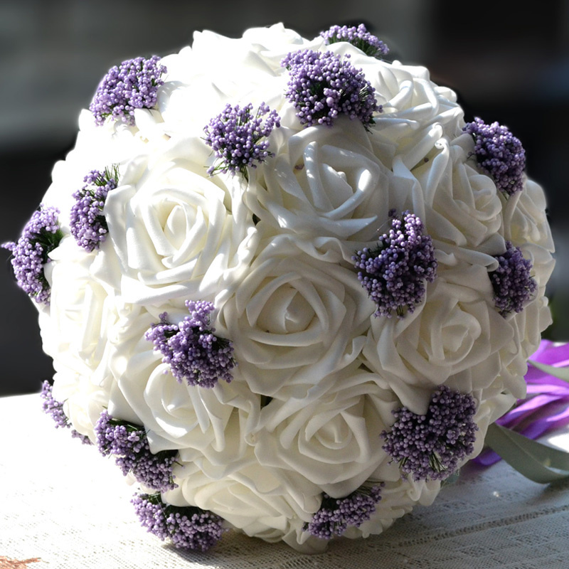 Mazzo di fiori bianchi da regalare un regalo di nozze Mazzo di nozze regalo simulazione manuale pura