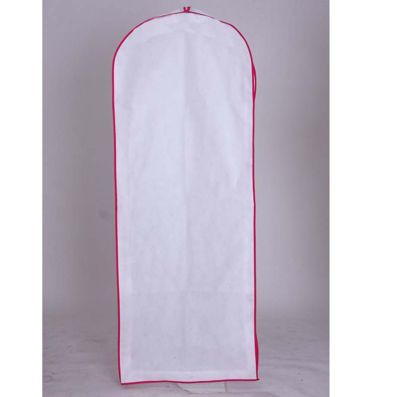 Sacchetto di vestiti da cerimonia nuziale del vestito di polvere di bianco grande  lunga